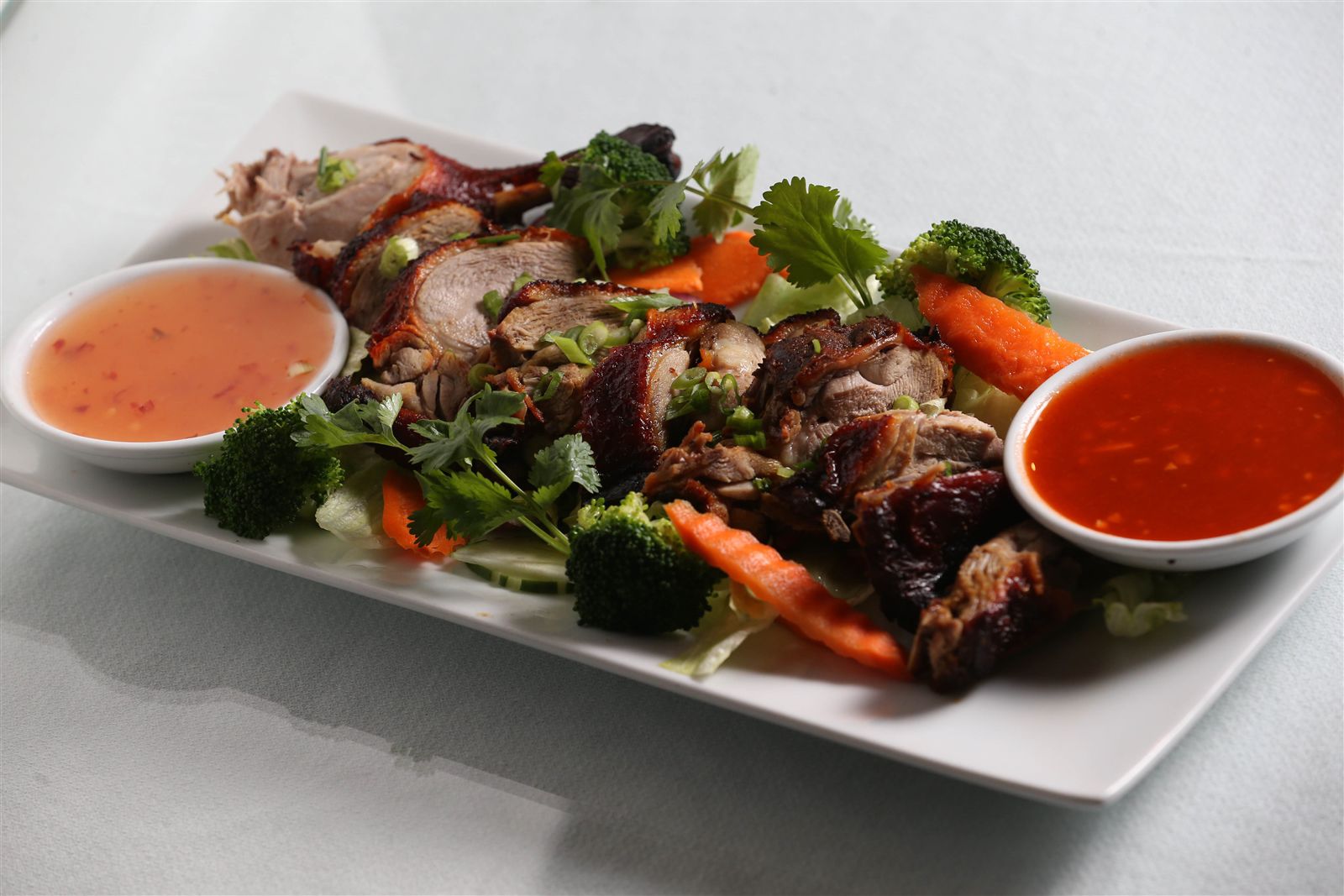 Roast duck at Cozy Thai in Hamburg